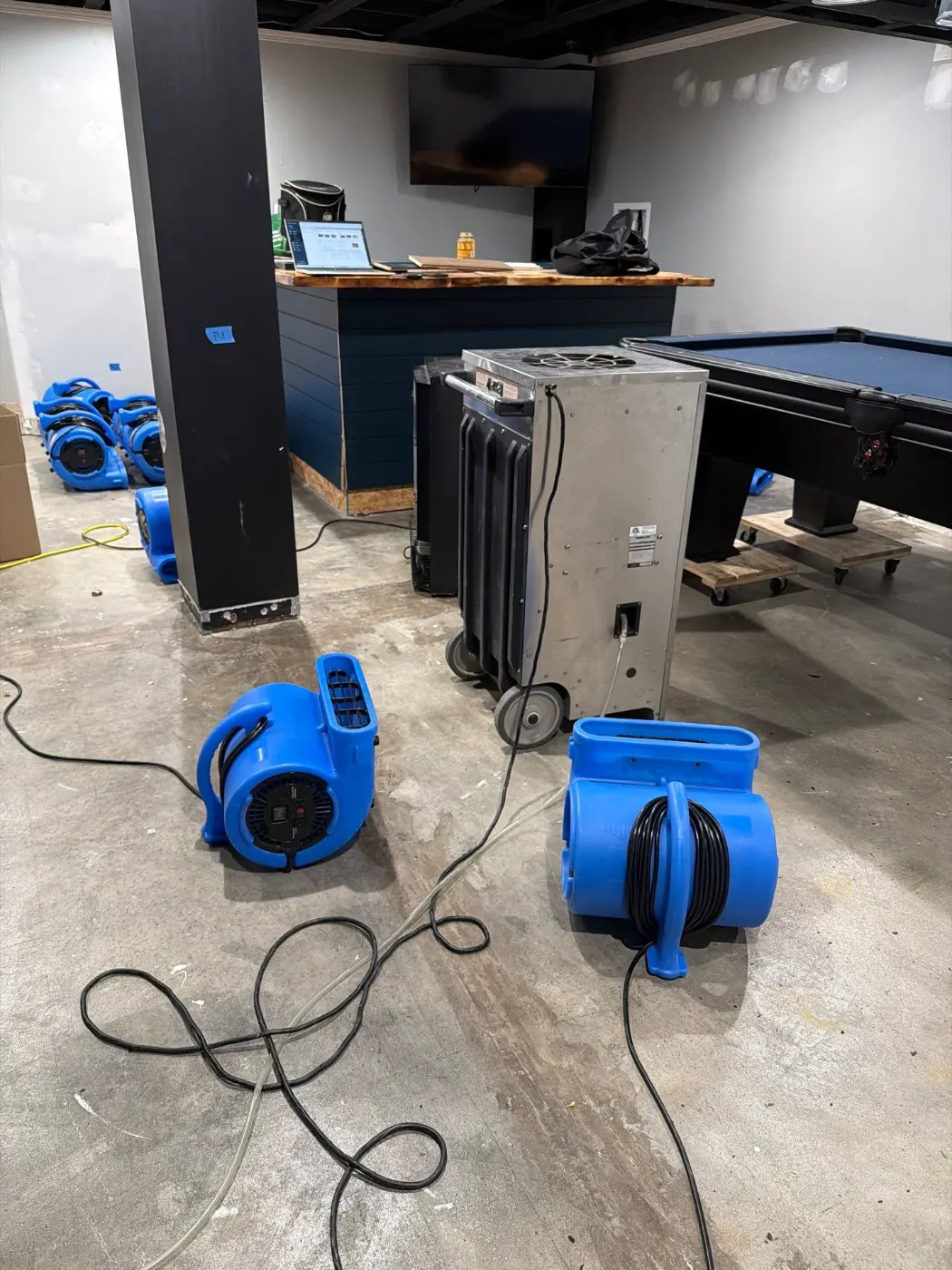 Documented commercial restoration in Maple Glen, IN